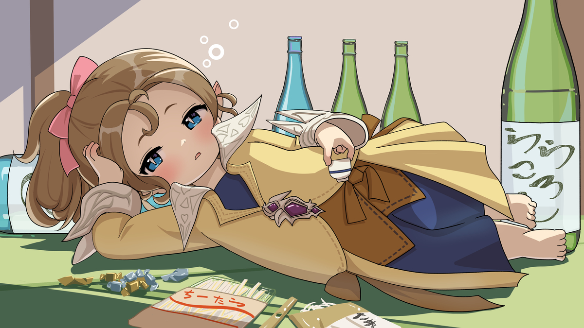 This is a pixiv picture whose title is だらしないクルルさん.