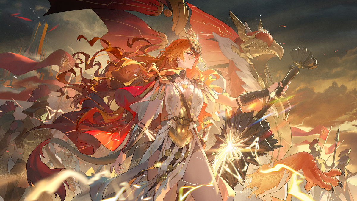 This is a pixiv picture whose title is 奥古斯塔.