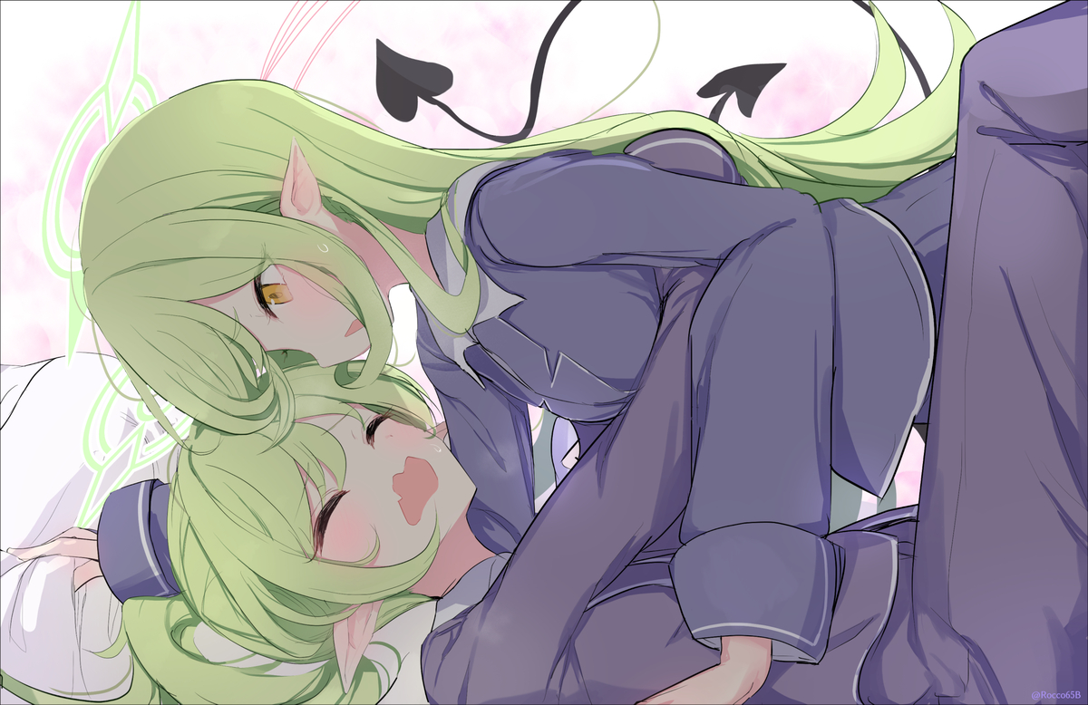 This is a pixiv picture whose title is 回し疲れた～～.