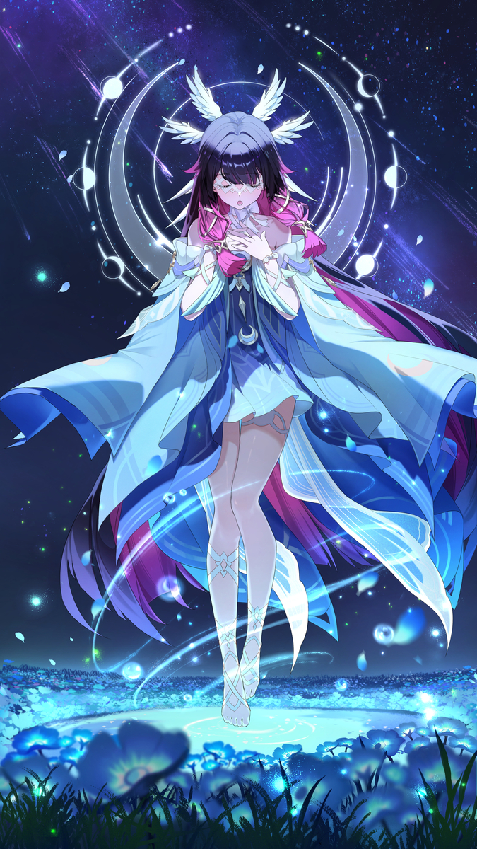 This is a pixiv picture whose title is Columbina.