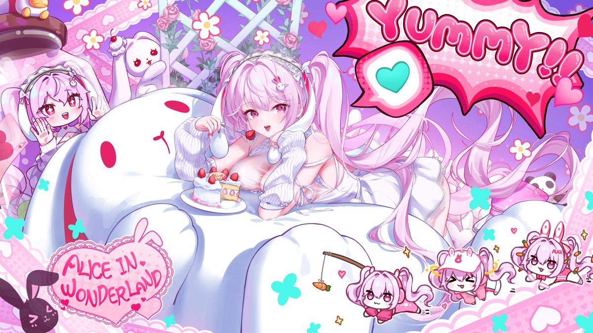 This is a pixiv picture whose title is BUNNY DAYS.