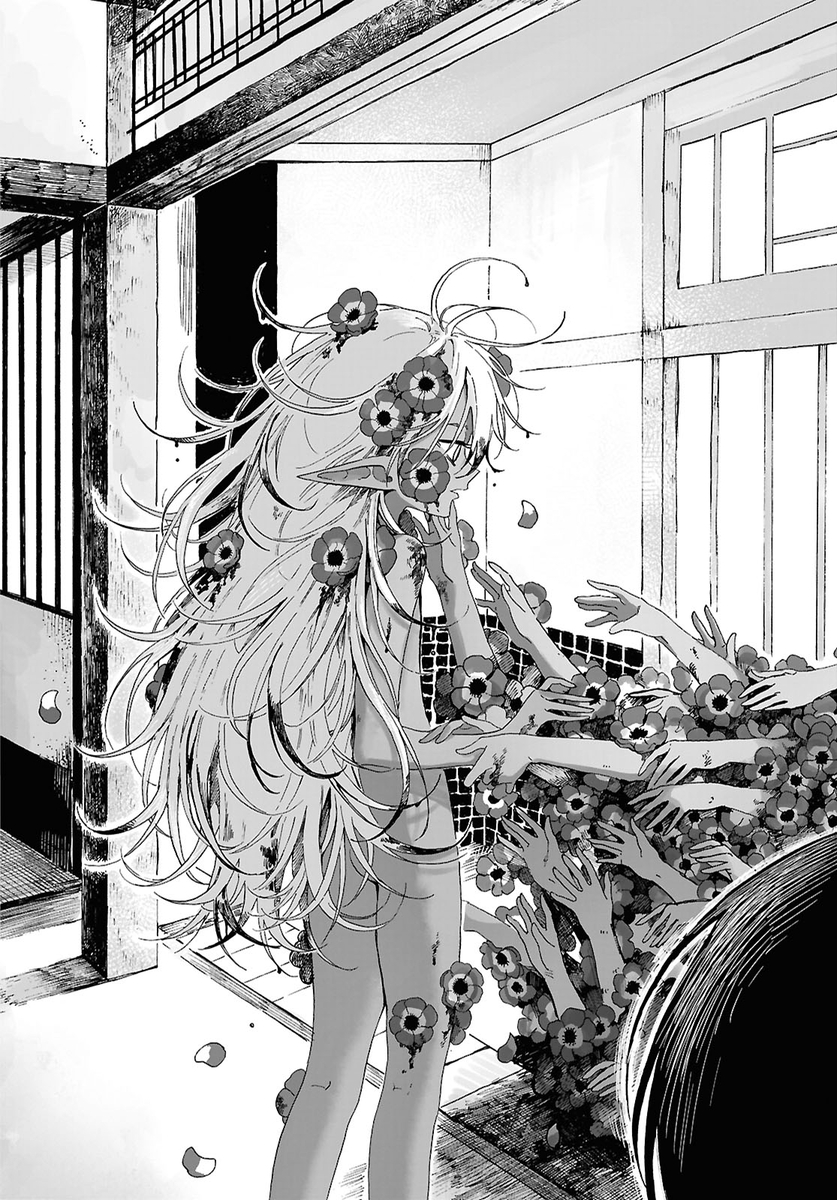 This is a pixiv picture whose title is 2話 告知.