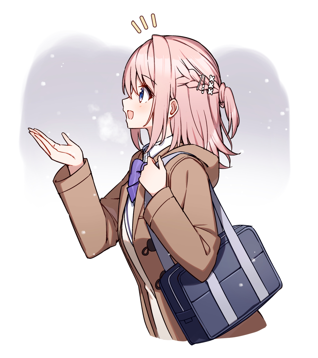 This is a pixiv picture whose title is 雪やこんこん.