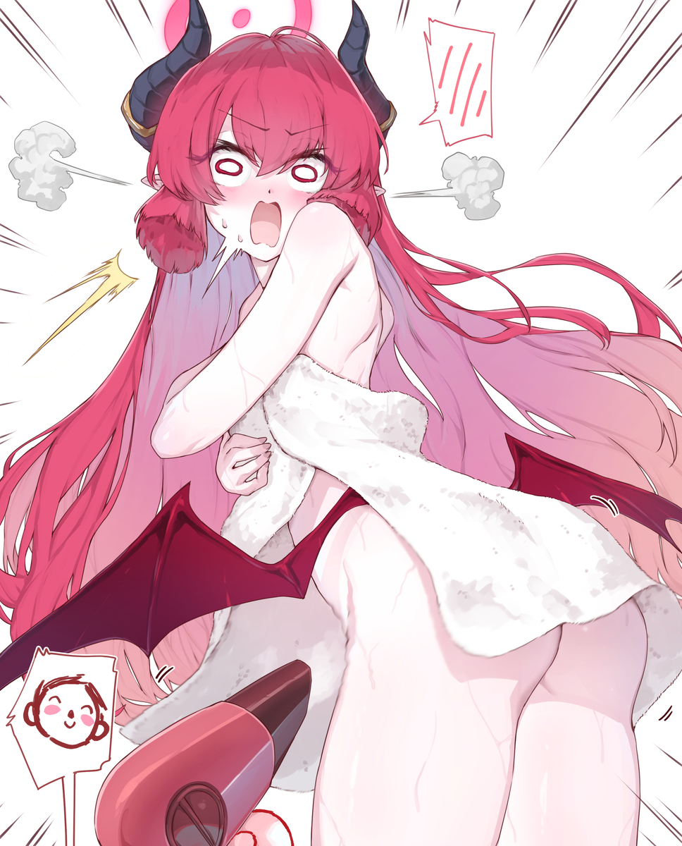 This is a pixiv picture whose title is ジュンコちゃん！乾かしてあげる！！！.