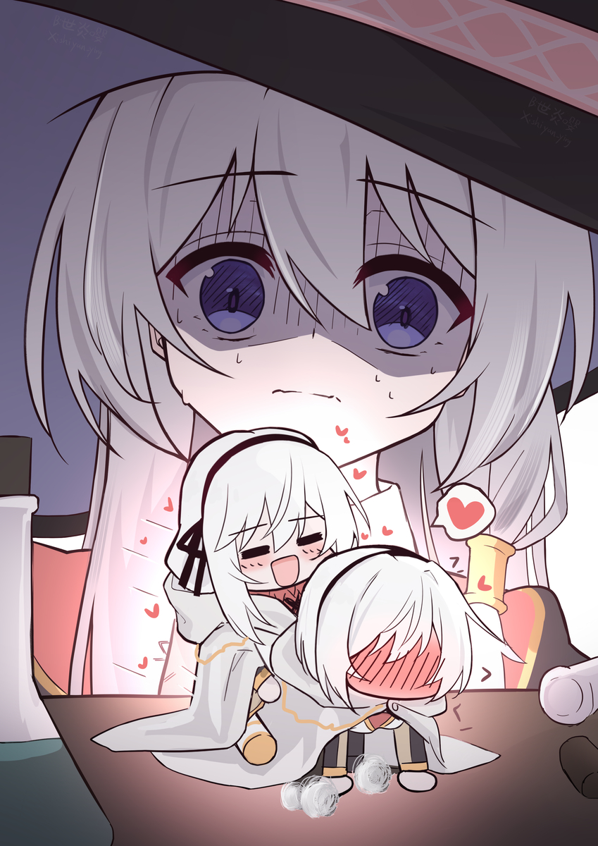 This is a pixiv picture whose title is お姉ちゃんだぁいすき！！！！~~❤️❤️❤️❤️.