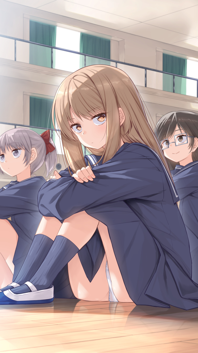 This is a pixiv picture whose title is 「…？　ちゃんと前向いてなさいよ」.