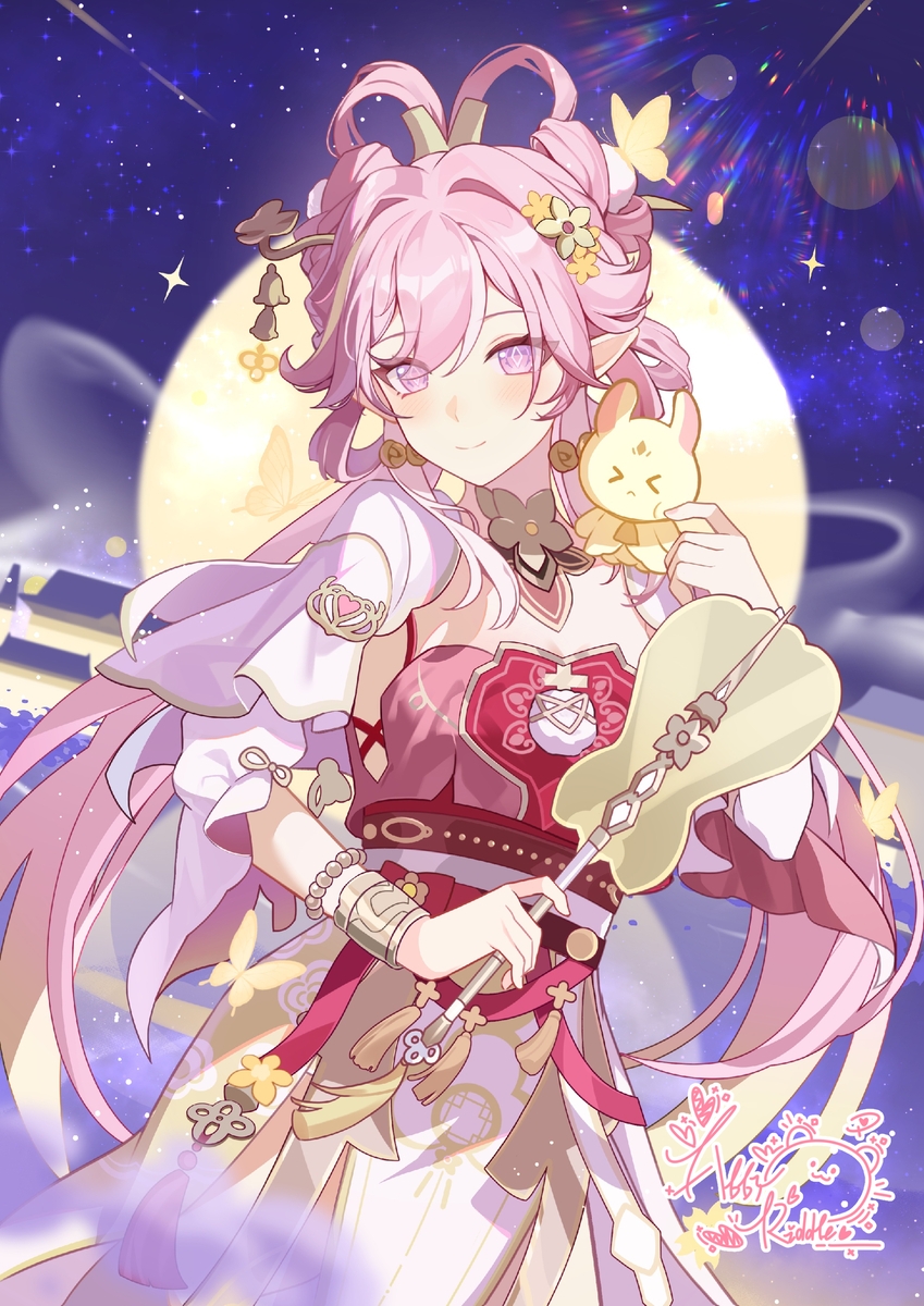 This is a pixiv picture whose title is 是爱莉新皮肤~.