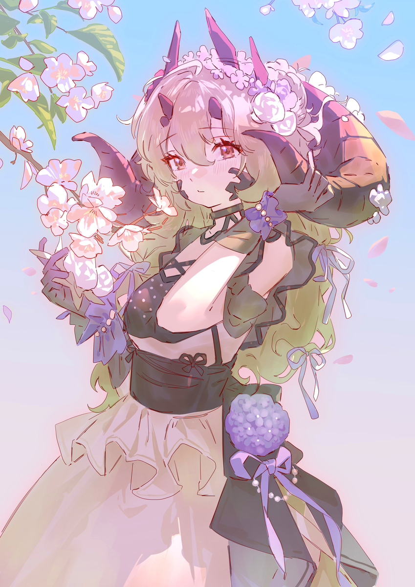 This is a pixiv picture whose title is 鳄鱼公主.