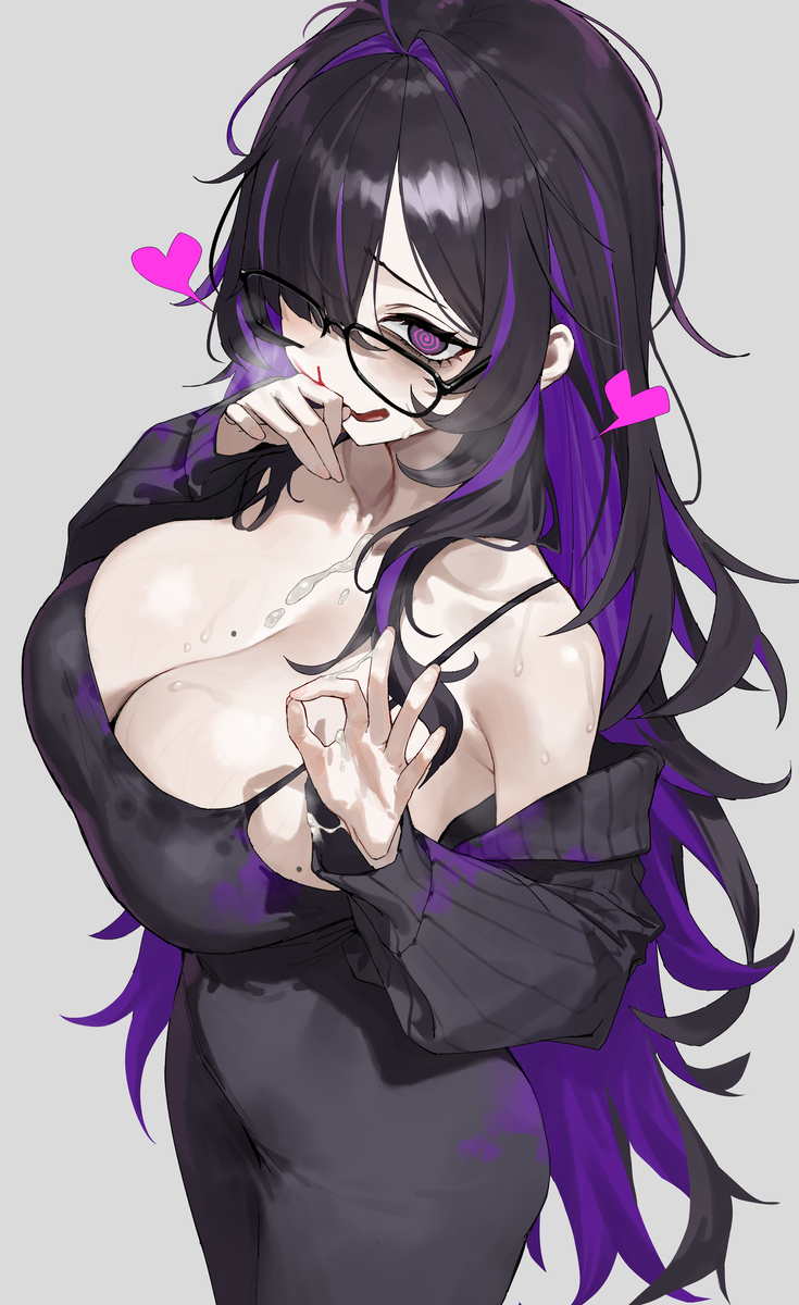 This is a pixiv picture whose title is 💜.