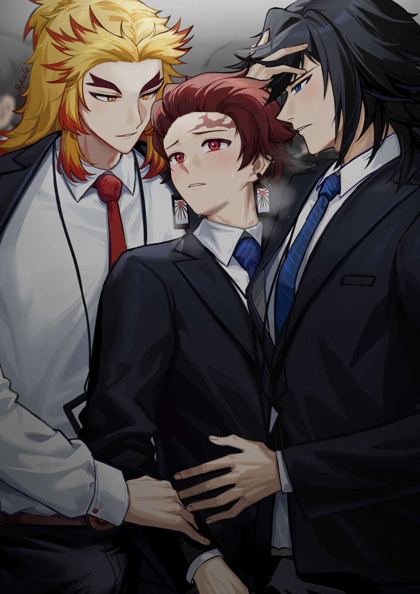 This is a pixiv picture whose title is 产屋敷株式会社paro.