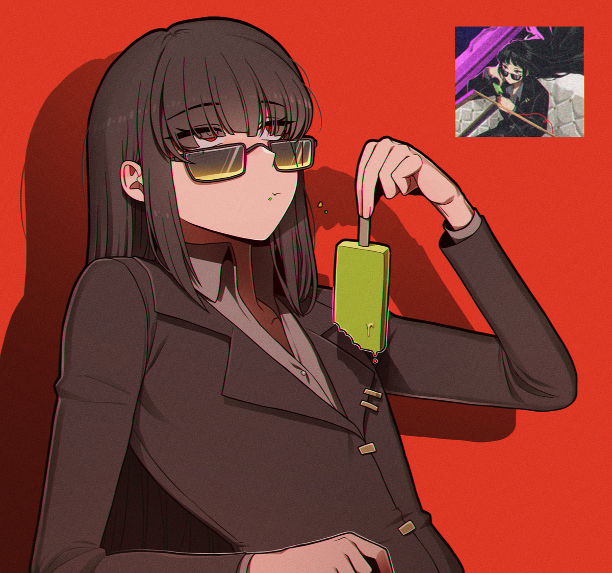 This is a pixiv picture whose title is 쇼핑복 료슈.