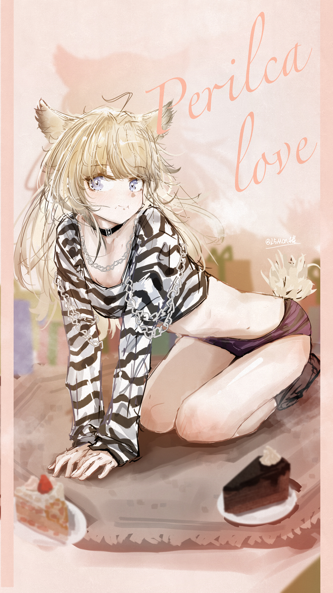 This is a pixiv picture whose title is 🐦🍰.