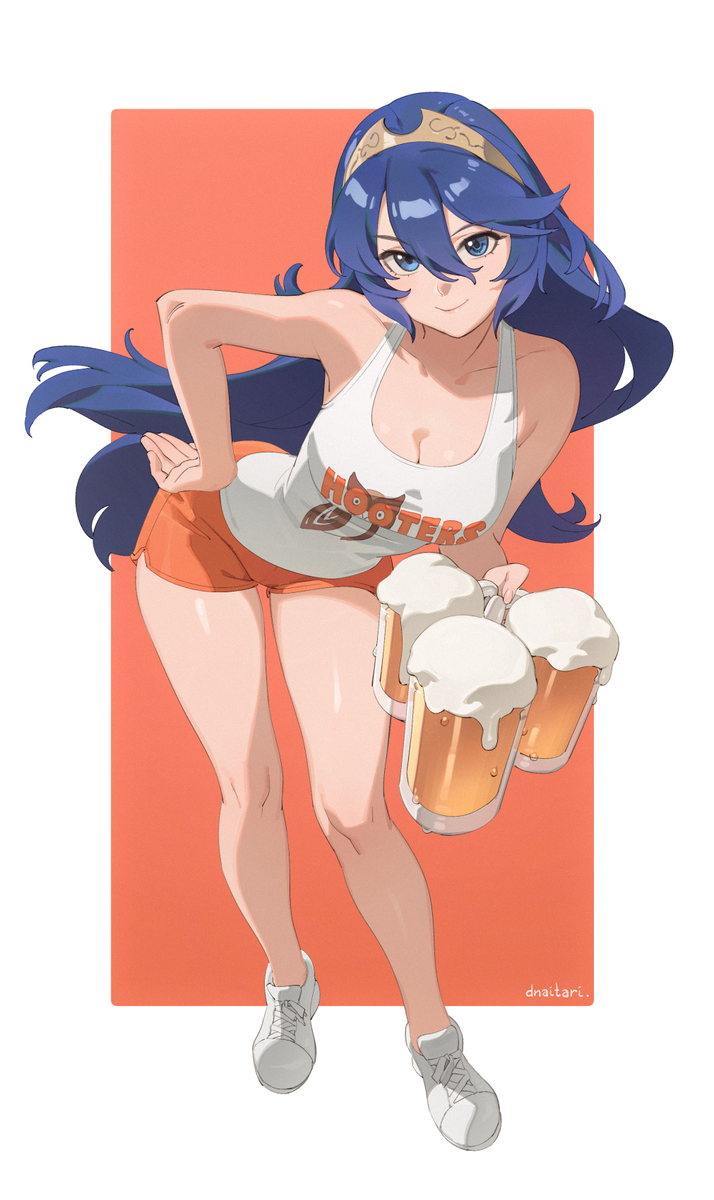 This is a pixiv picture whose title is Hooters Lucina.