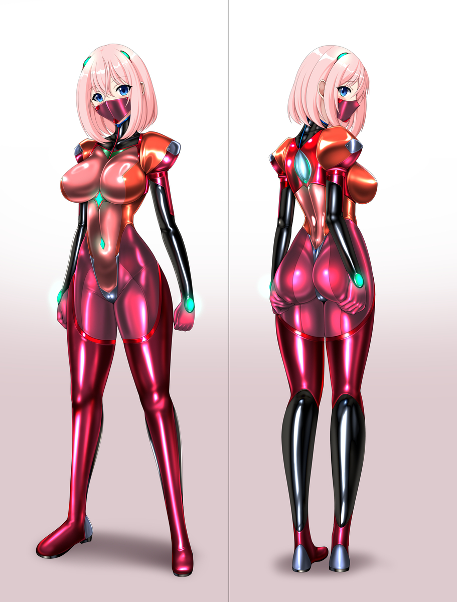 This is a pixiv picture whose title is ぴっちりパイロットスーツちゃん！.