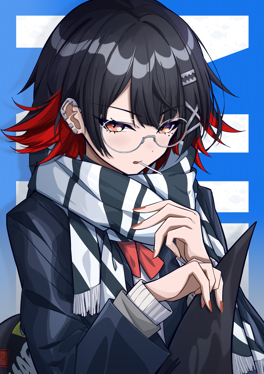 This is a pixiv picture whose title is 艾莲眼镜版-ZZZ.