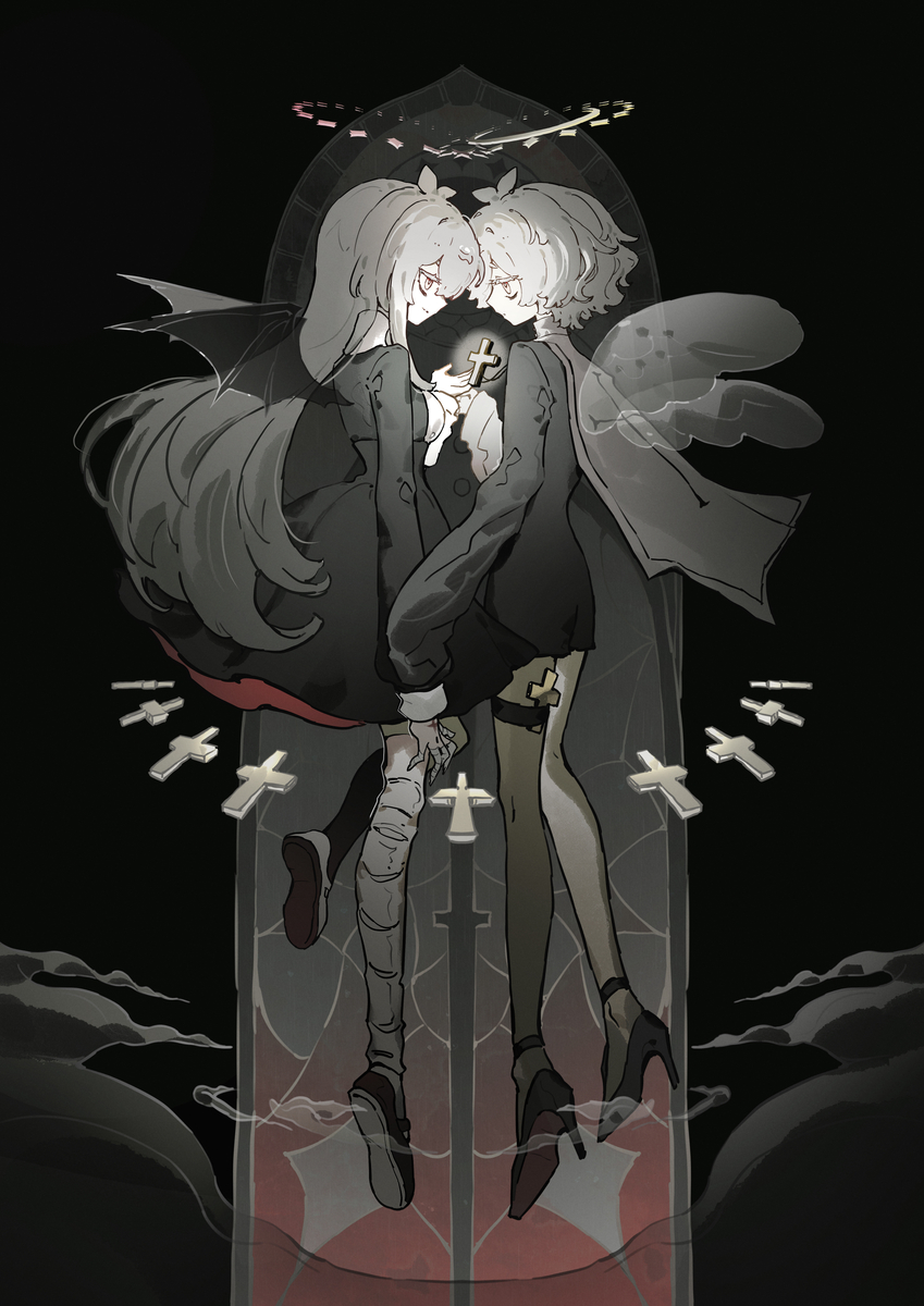 This is a pixiv picture whose title is ゲキヤク＆カゼヒキ.