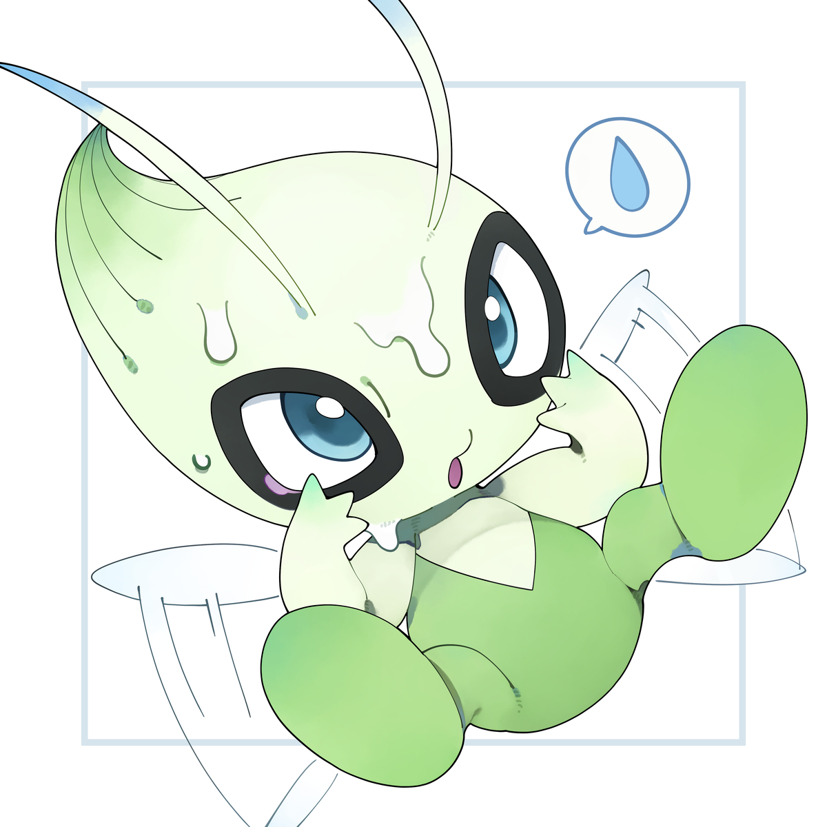 This is a pixiv picture whose title is セレビィ.