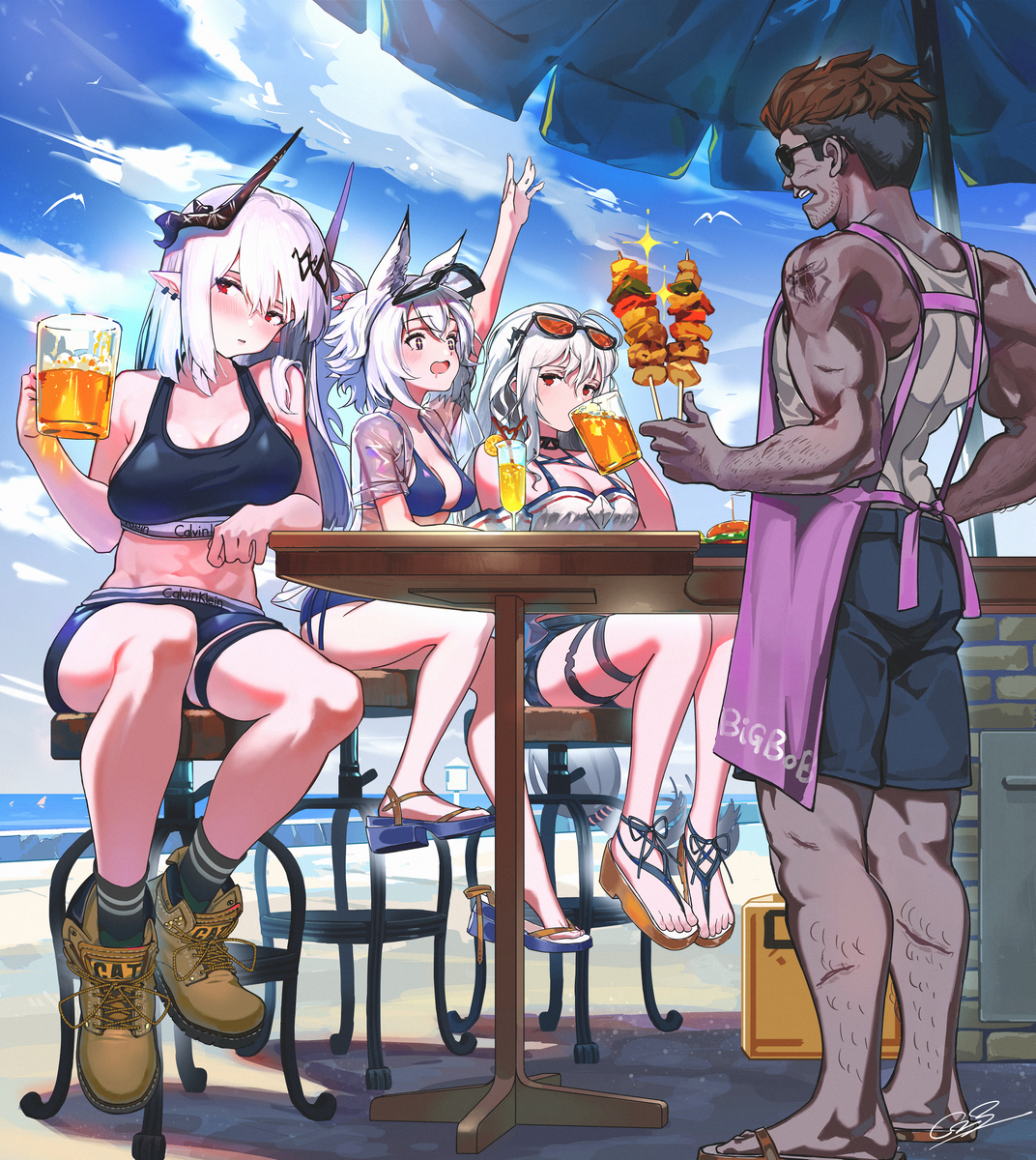 This is a pixiv picture whose title is 【Repo】哥伦比亚的微醺午后.