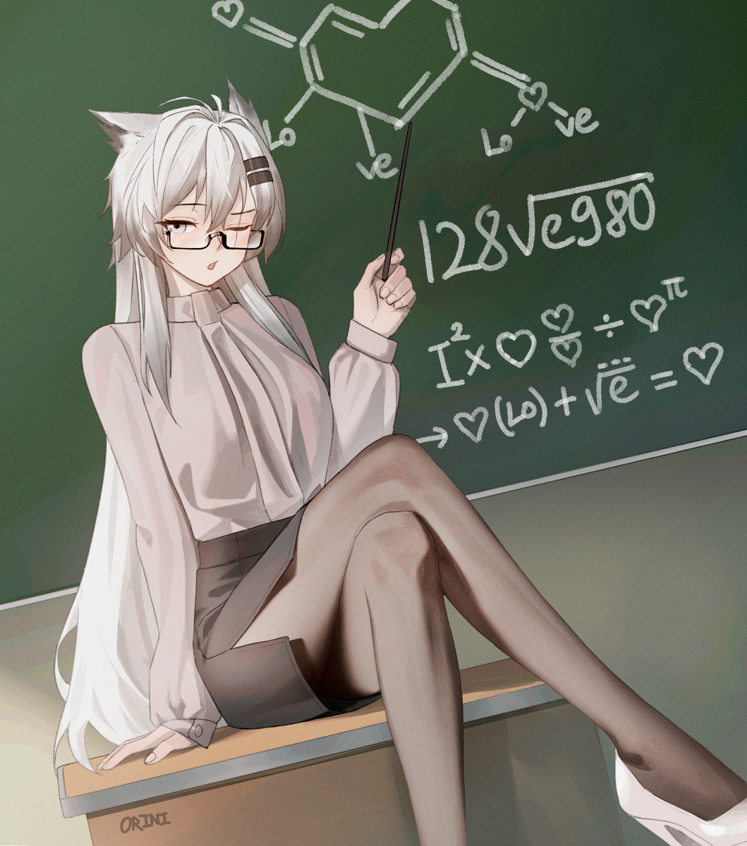 This is a pixiv picture whose title is Lappland.