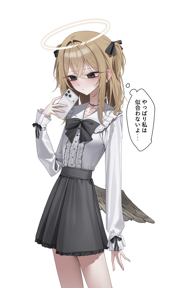 This is a pixiv picture whose title is 内心、可愛く着たいっぽい.