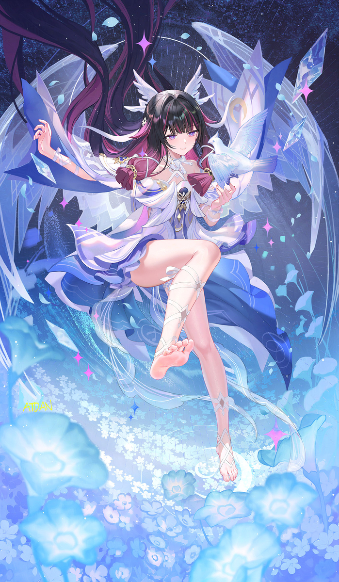 This is a pixiv picture whose title is Columbina.