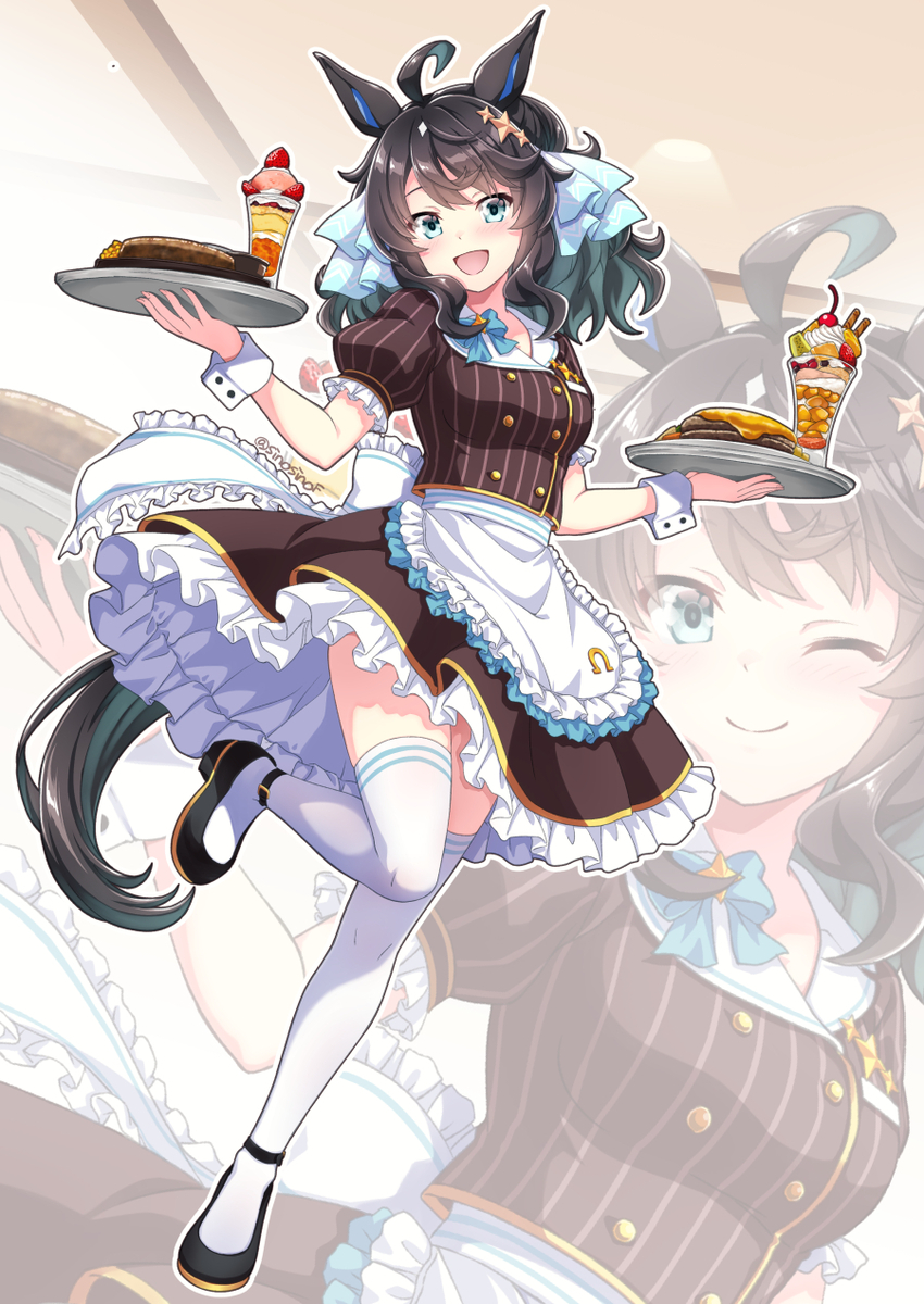 This is a pixiv picture whose title is ココスにめちゃくちゃかわいい臨時のヘルプさんが居るらしい.