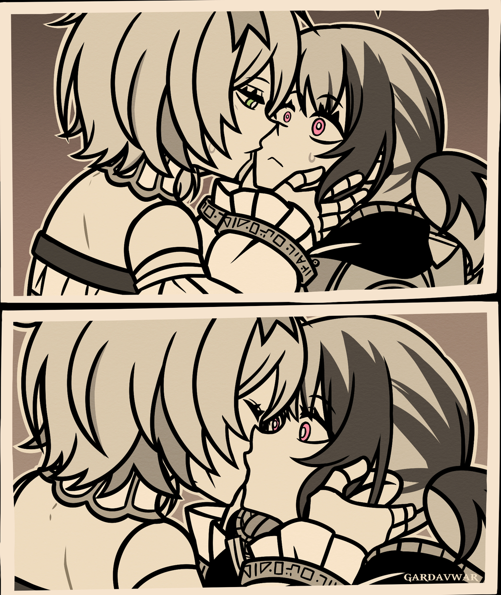 This is a pixiv picture whose title is A Couple.