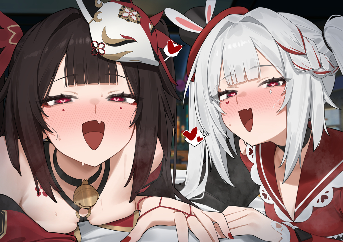 This is a pixiv picture whose title is 花火花.