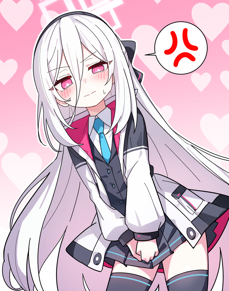 This is a pixiv picture whose title is 부끄러운 표정으로.