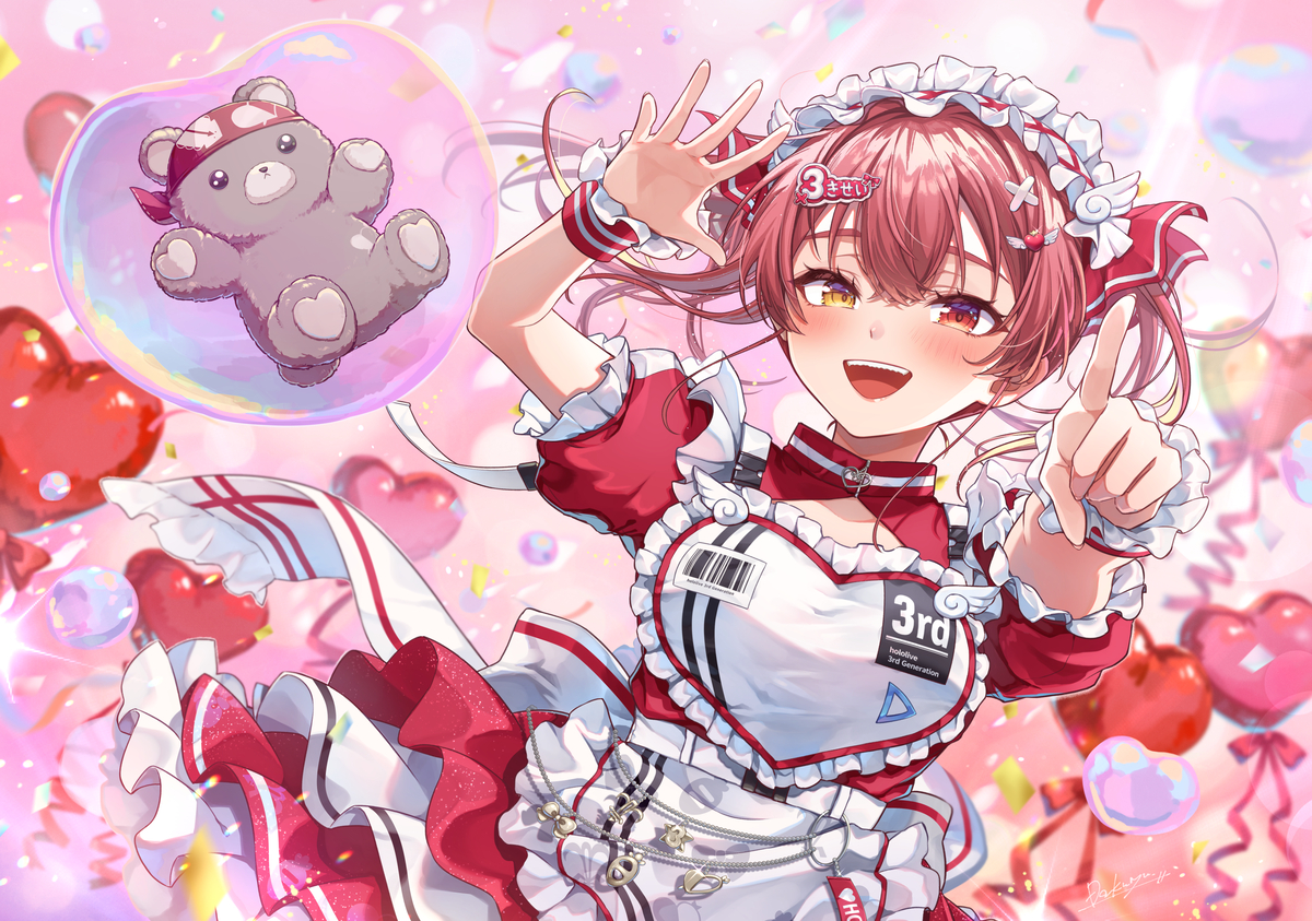 This is a pixiv picture whose title is 最強アイドル、推すしかないでしょ❣️.