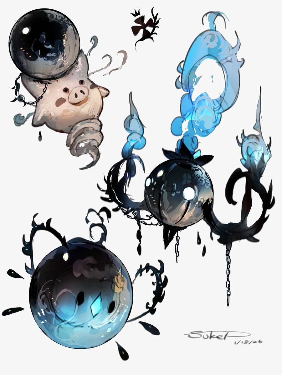 This is a pixiv picture whose title is Black Pearl.