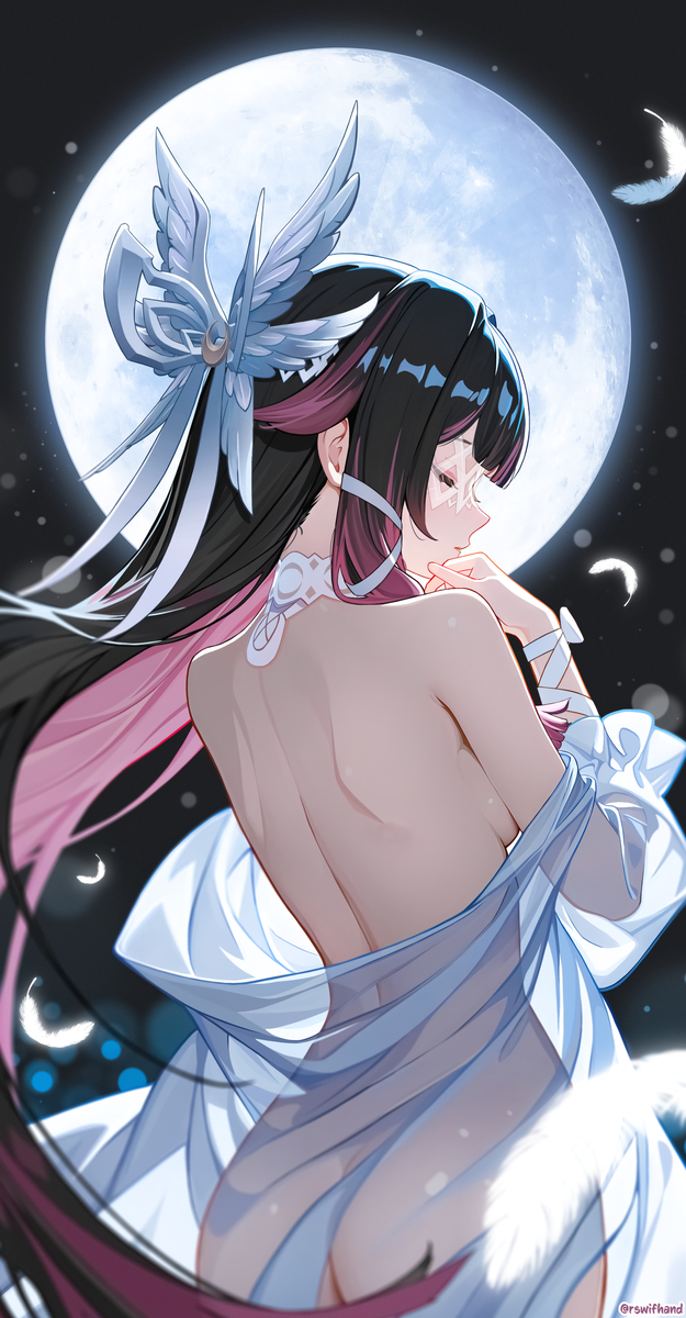 This is a pixiv picture whose title is Columbina Hyposelenia.