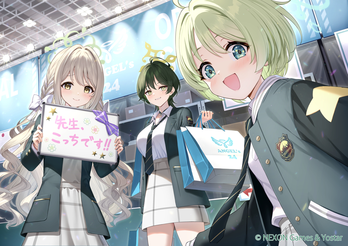 This is a pixiv picture whose title is ブルアカふぇす2026 特殊交易部.