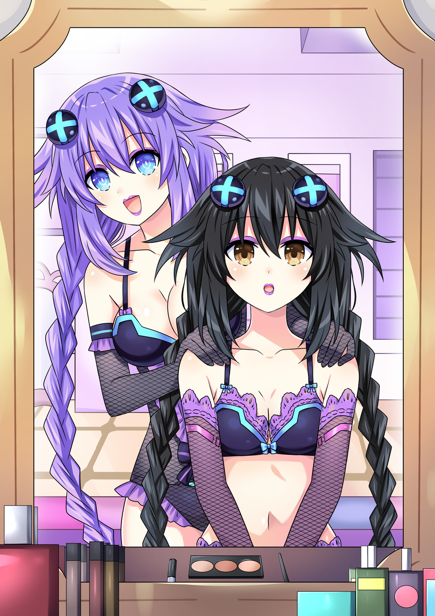 This is a pixiv picture whose title is Purple Lookalikes.