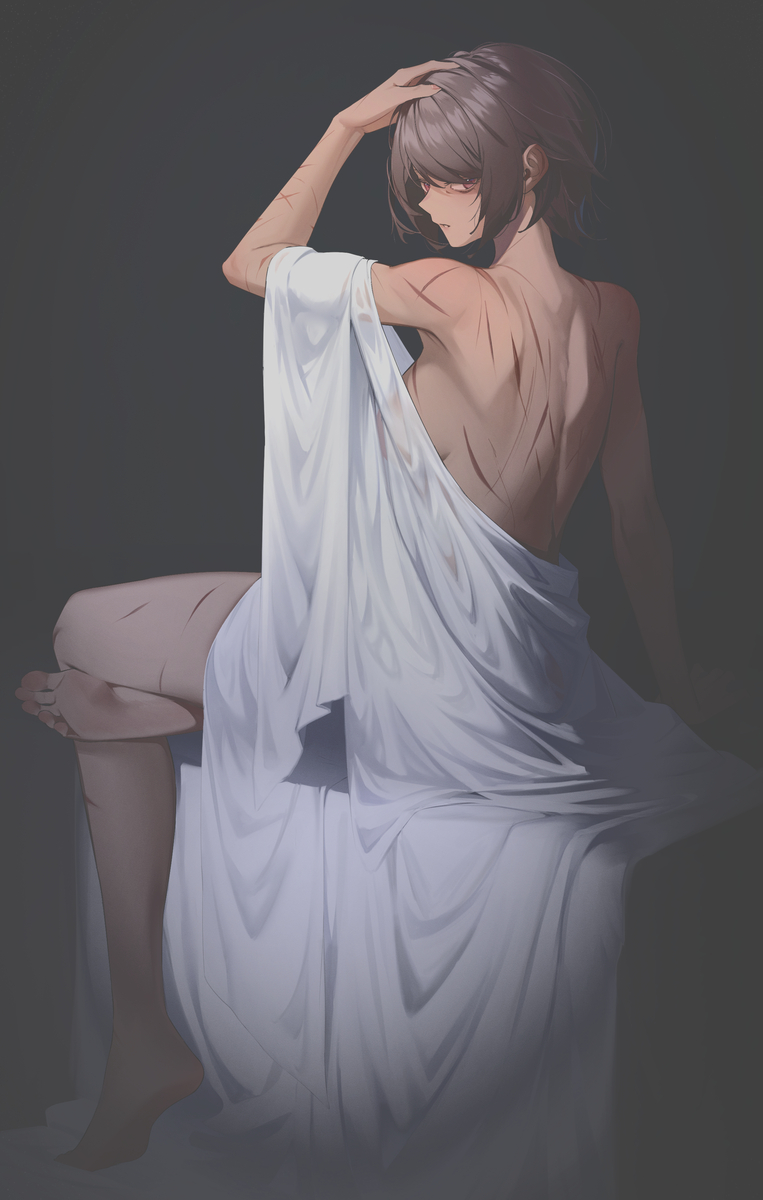 This is a pixiv picture whose title is 無題.