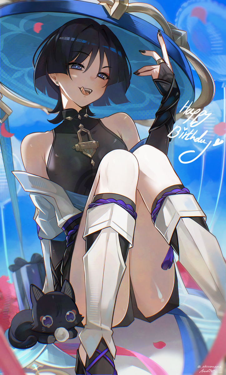 This is a pixiv picture whose title is Happy birthday scara! <3.