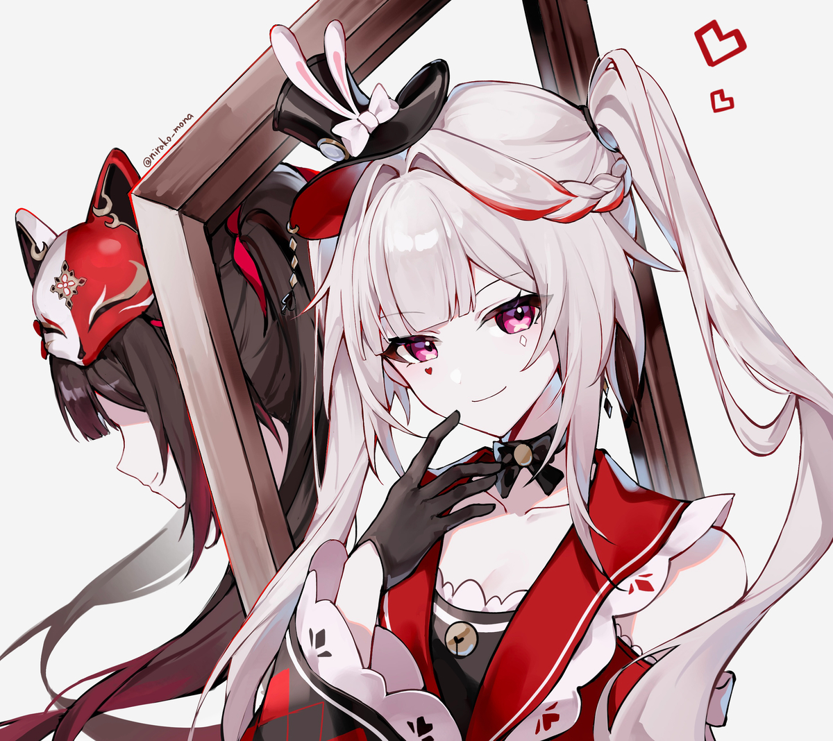 This is a pixiv picture whose title is 🎇.