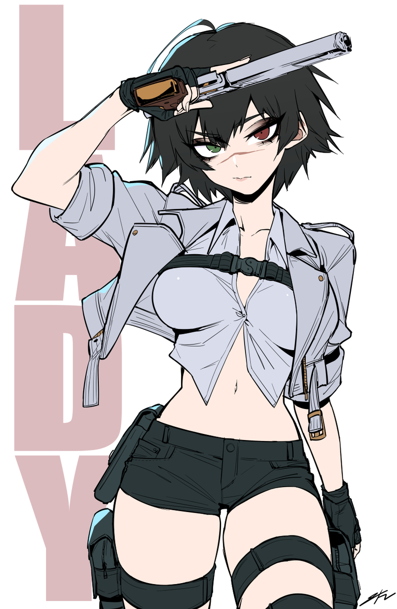 This is a pixiv picture whose title is Lady.