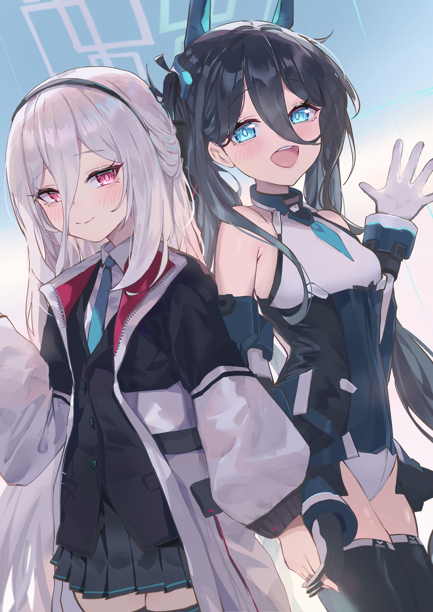 This is a pixiv picture whose title is ケイ＆アリス💕.