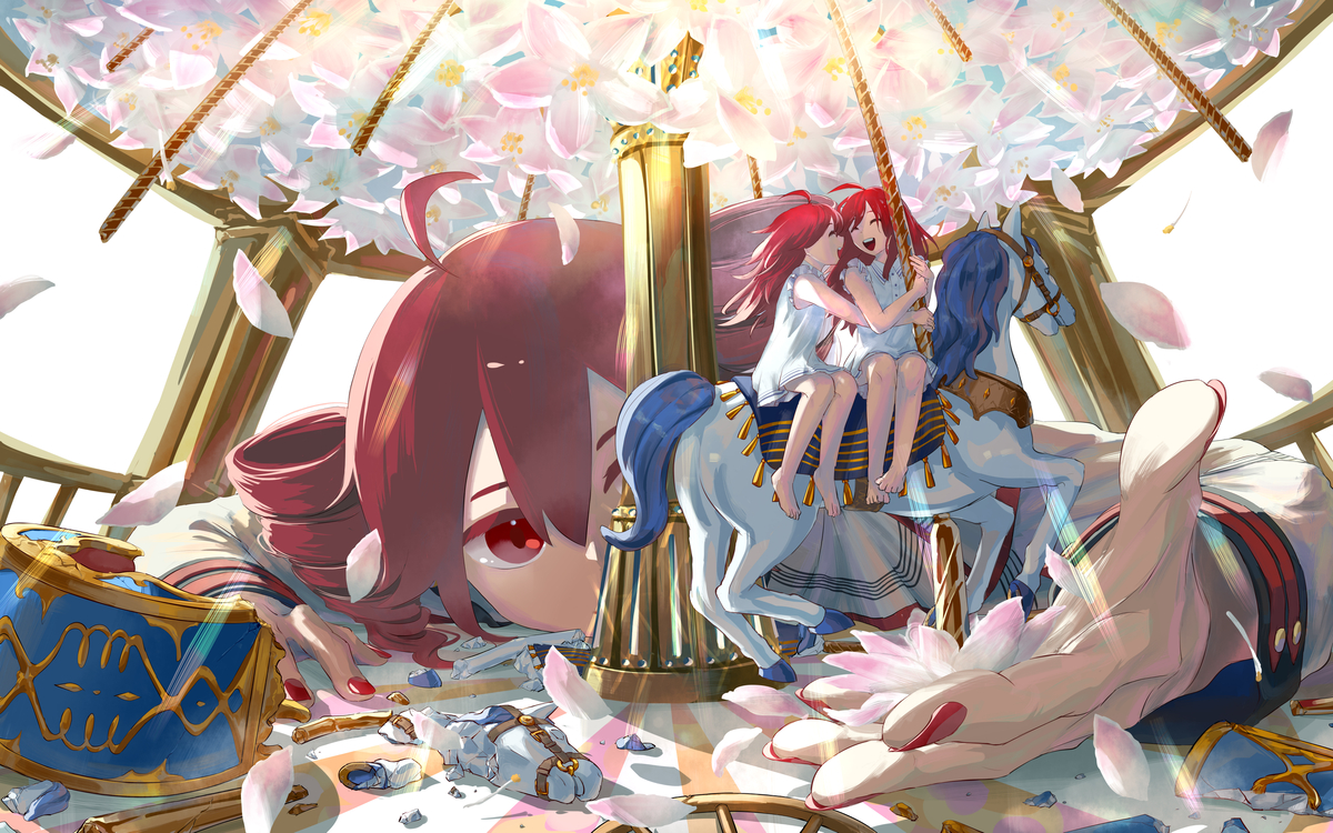 This is a pixiv picture whose title is 夢を重ねて。.