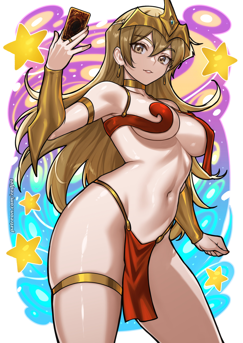 This is a pixiv picture whose title is 天上院明日香 - Egyptian - Burstinatrix.