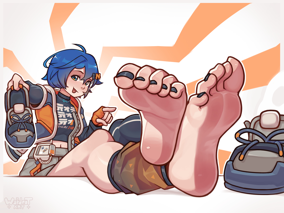 This is a pixiv picture whose title is Belle's Blissful Soles.