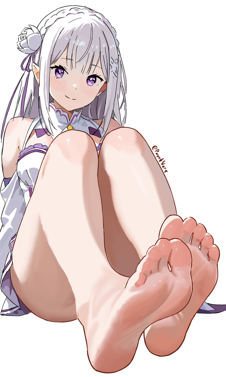 This is a pixiv picture whose title is Emilia.