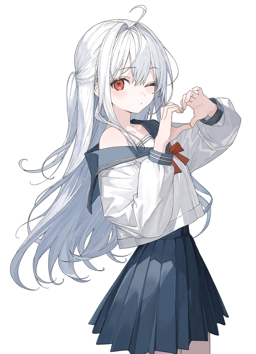 This is a pixiv picture whose title is 🫶.