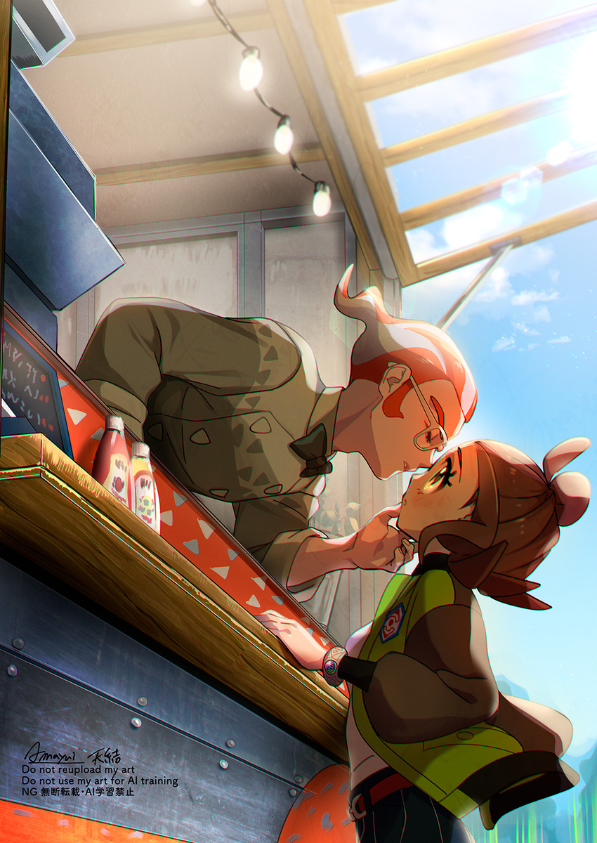This is a pixiv picture whose title is 君に幸運を.