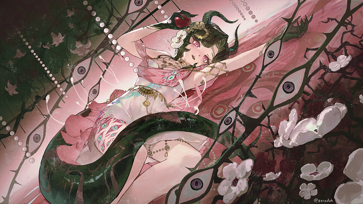 This is a pixiv picture whose title is Anjo Nala Skin.