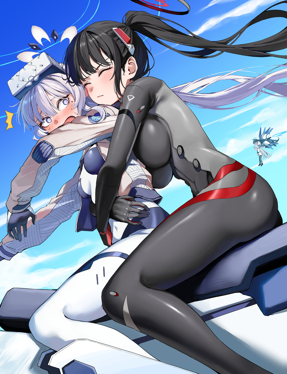 This is a pixiv picture whose title is リオとヒマリ（臨戦）.