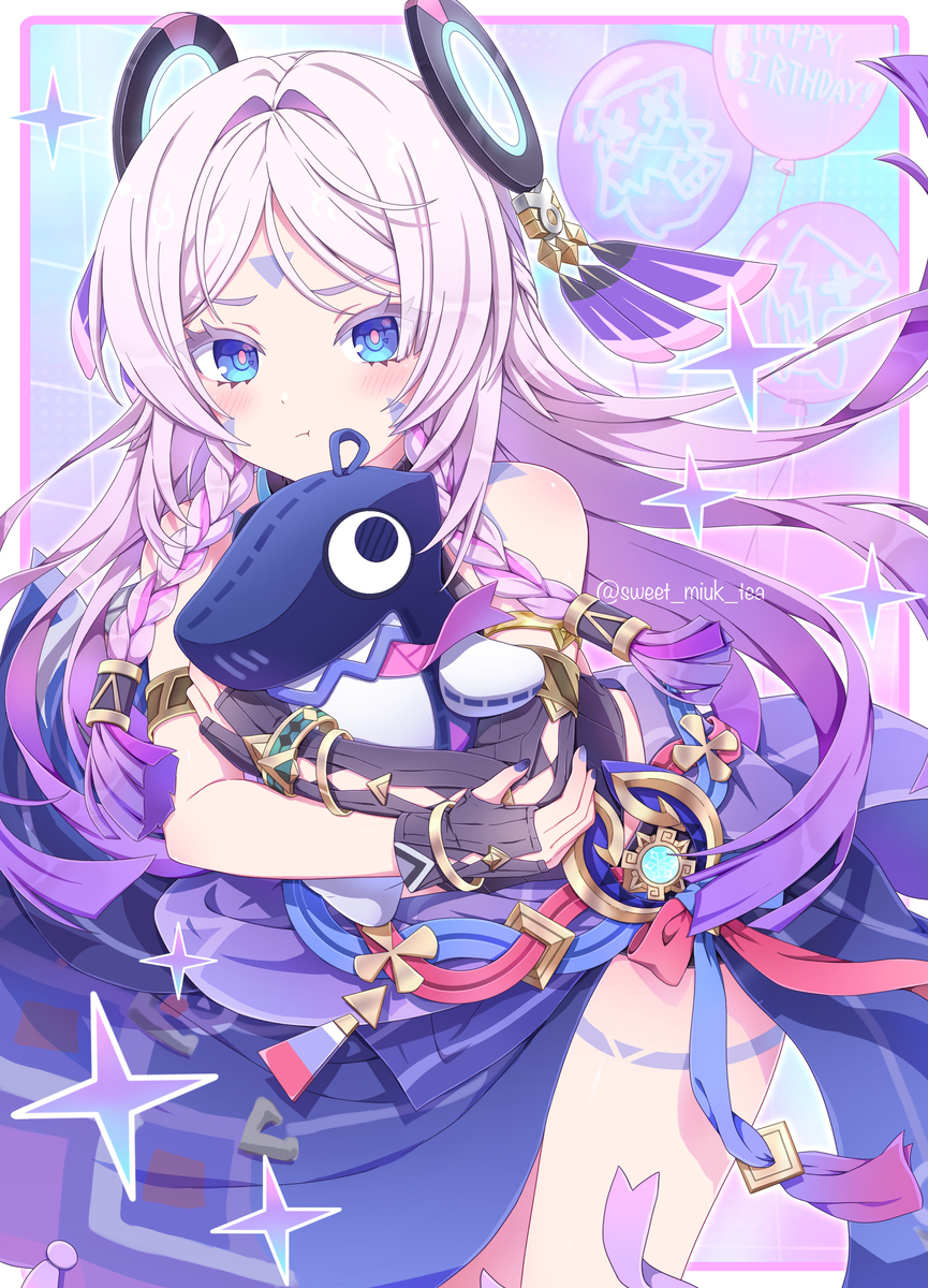 This is a pixiv picture whose title is Happy Birthday シトラリ💜.