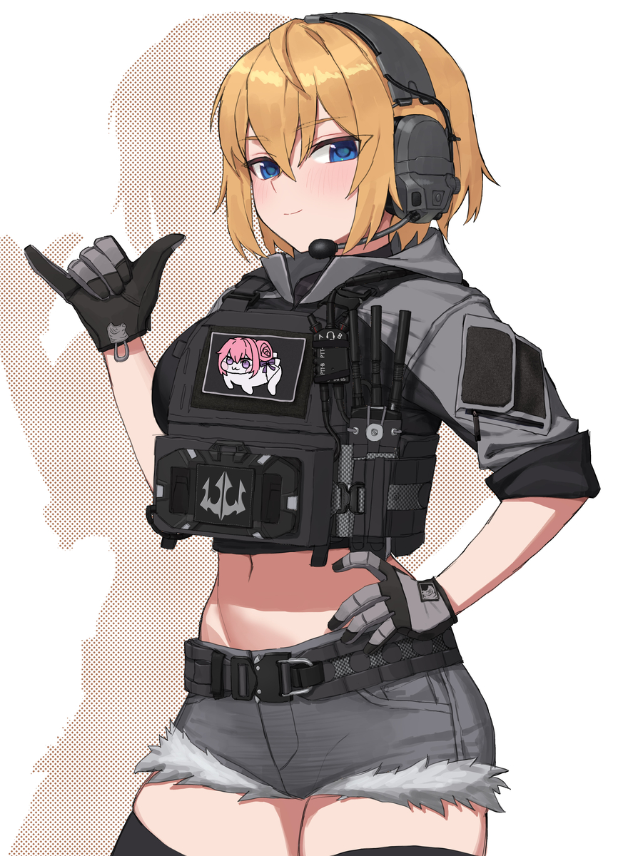 This is a pixiv picture whose title is AMP chan 🤙🤙.