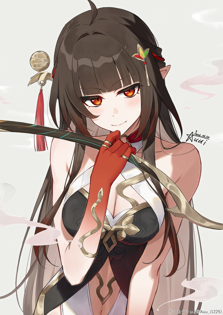 This is a pixiv picture whose title is ❤️.